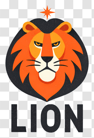 Lion Logo - Lion Logo With Bold Design Transparent PNG