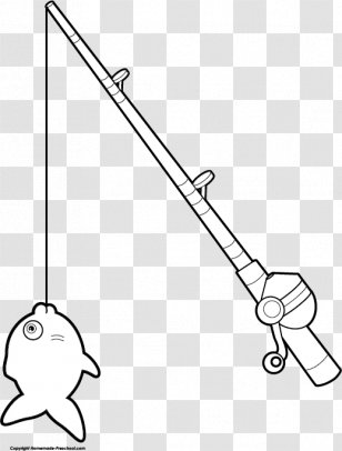 Clip Art Fishing Rods Tackle Fly - Angling Transparent PNG