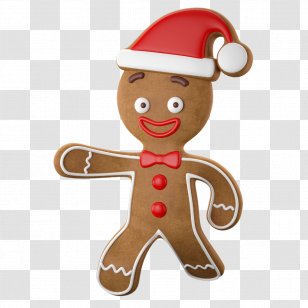 Gingerbread Man Roblox Food Christmas Ornament Transparent Png - festive ginger roblox