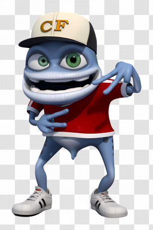 Crazy Frog - Blue Animated Character In Cap Transparent PNG