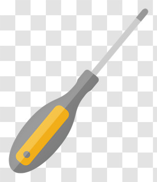 Black Screwdriver - Screwdriver Tool Illustration Transparent PNG