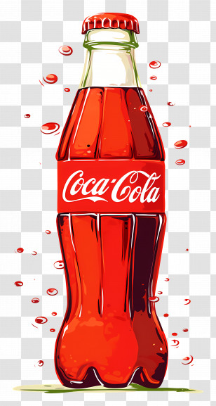 Coca Cola Bottle - Classic Coca-Cola Bottle Illustration Transparent PNG