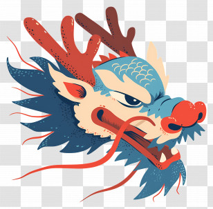 Dragon Head Tattoo - Mythical Dragon Head Transparent PNG