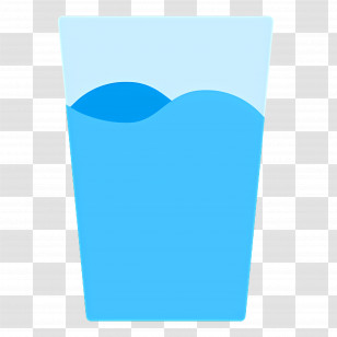 Water Glass - Simple Glass Of Water Illustration Transparent PNG