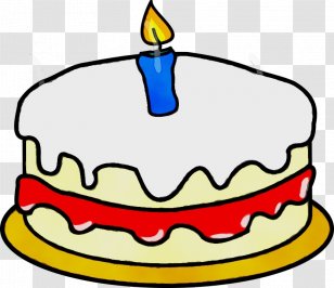Junk Food Cartoon - Birthday Candle - Baked Goods Transparent PNG