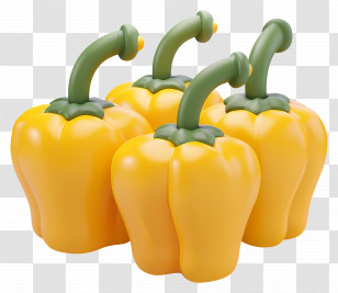 Yellow Bell Pepper - Yellow Peppers For Cooking Transparent PNG