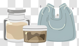 Blue Bag Wash Your Clothes With Care White Label Powdered Sugar Clean Clothes Transparent PNG