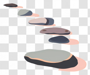Stepping Stones Path - Stepping Stones Path Illustration Transparent PNG