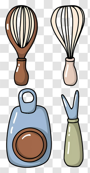 Furniture - Cartoon Kitchen Utensils Transparent PNG