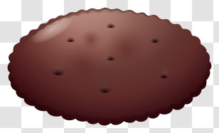 Chocolate Chip Cookie - Chocolate Biscuit Close-Up Transparent PNG