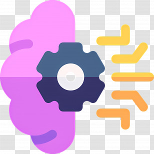 Artificial Intelligence - Brain And Technology Icon Transparent PNG