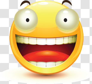 Precious - Excited Emoji Face With Big Smile Transparent PNG