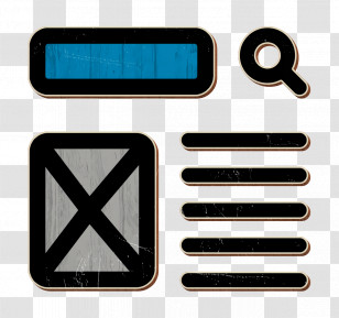Ui Icon Wireframe Icon Transparent PNG