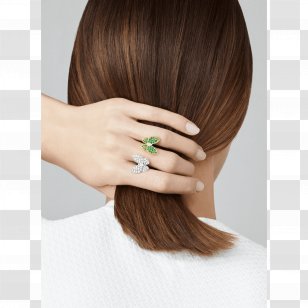 Earring Gold Van Cleef & Arpels Finger - Ring Transparent PNG