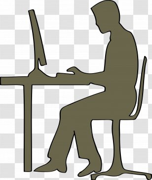 Computer Graphics Silhouette Clip Art - Desk Cliparts Transparent PNG
