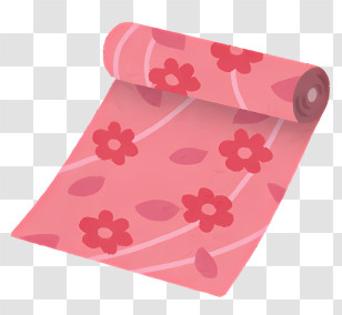 Fashion - Pink Floral Wallpaper Roll Transparent PNG