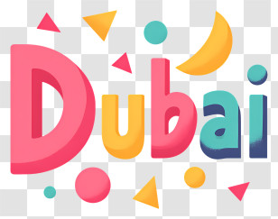 Dubai - Dubai Colorful Logo Transparent PNG