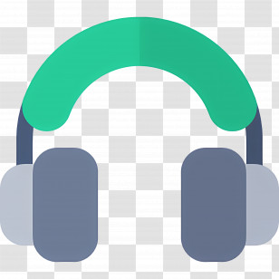 Headphone - Modern Colorful Headphones Transparent PNG