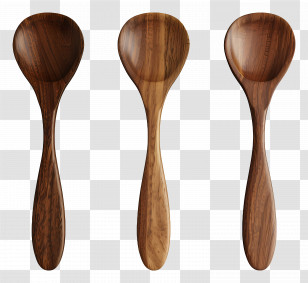 Wooden Spoon - Wooden Spoons Set For Kitchen Use Transparent PNG