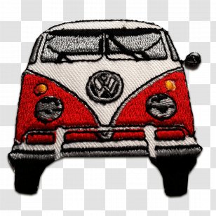 Volkswagen Car Embroidered Patch Embroidery Iron-on - Hippie Transparent PNG