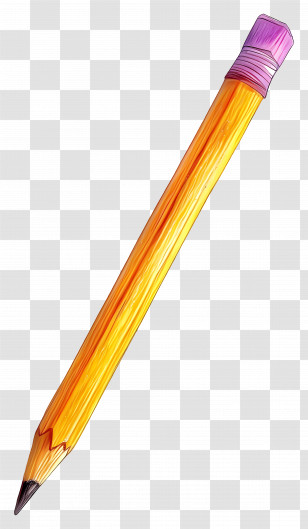 Colored Pencil - Colorful Pen Illustration For Writing Transparent PNG