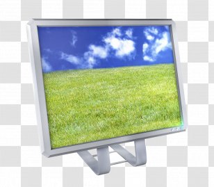 Computer Monitor Flat Panel Display - Meadow - Screen Transparent PNG