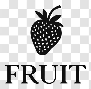 Strawberry Logo - Vintage Strawberry Fruit Icon Transparent PNG