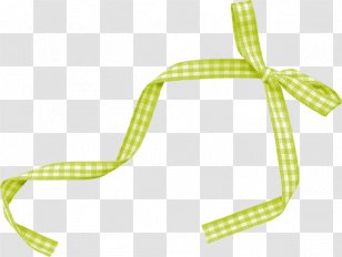Orange Ribbon Yellow - Pink - Plaid Bow Tie Transparent PNG