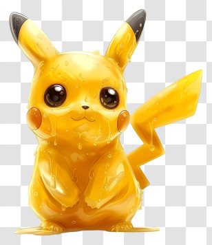 Pikachu - Yellow Pikachu Cartoon Character Illustration Transparent PNG