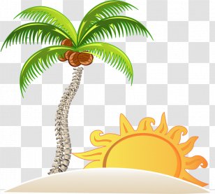 Joaquim's Guest House Beach Clip Art - Date Palm - Ninth Pants Transparent PNG