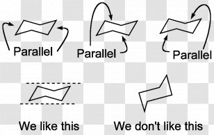 Cyclohexane Conformation Ring Flip Conformational Isomerism Drawing - Text - Cyclic Compound Transparent PNG