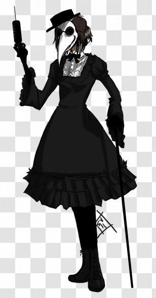 Black Death Plague Doctor Costume Roblox Who Transparent Png - black plague doctor mask roblox
