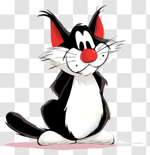 Sylvester The Cat - Cartoon Cat Illustration Transparent PNG
