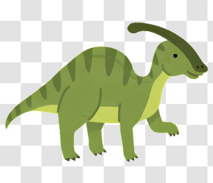 Nature - Green Dinosaur Illustration Transparent PNG