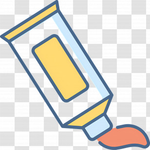 Toothpaste - Paint Tube With Color Transparent PNG