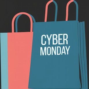 Cyber Monday - Cyber Monday Shopping Bags Transparent PNG