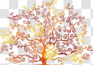 Royalty-free Color Drawing Tree Light - Complementary Colors - Albero Della Vita Transparent PNG