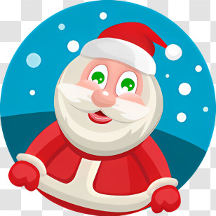 Icon - Santa Claus Illustration For Christmas Celebrations Transparent PNG