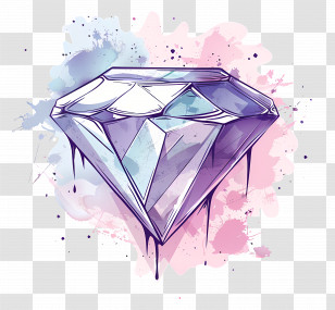 Diamond - Shiny Diamond Illustration Transparent PNG