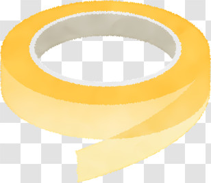 Icon - Yellow Adhesive Tape Transparent PNG