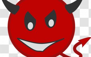 Devil Lucifer Satan Emoji Shoulder Angel - Smiley Transparent PNG