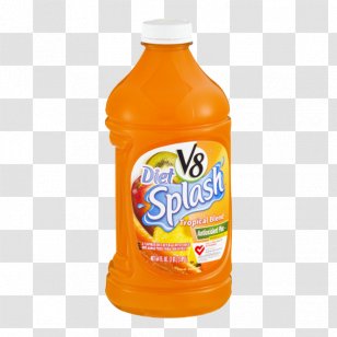 Orange Drink Juice V8 Smoothie - Flavor - Cranberry Splash Transparent PNG
