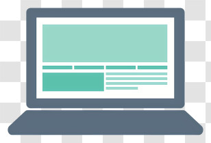 Laptop Computer - Modern Laptop Illustration Transparent PNG