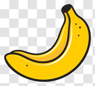 Banana Day - Cartoon Banana Illustration Transparent PNG