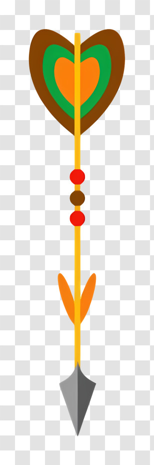 Arrow - Vertical Decorative Arrow Transparent PNG