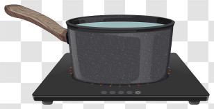 Electric Hot Plate - Pot With Water On Electric Stove Transparent PNG