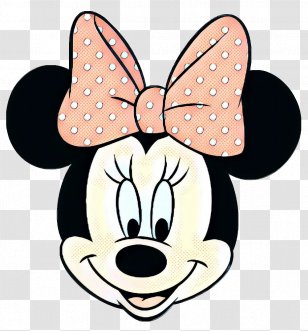 Minnie Mouse Mickey Face Clip Art - Silhouette Transparent PNG