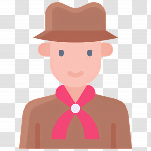 Scout - Scout Character In Hat And Uniform Transparent PNG