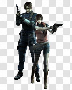 Steve and Claire Resident Evil CODE: Veronica Sticker for Sale by  ArklayGuy
