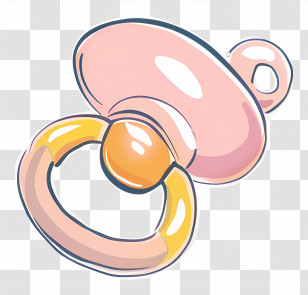 Pacifier - Cute Baby Pacifier Transparent PNG